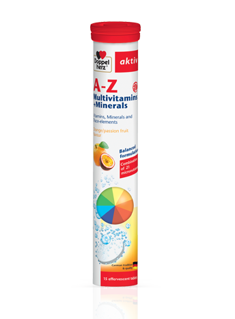 A-Z Multivitamins +Mineral Doppel herz Tub 15 viên sủi